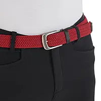 Equestro - Belt Elasticized Cross Pattern (Red)
