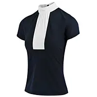 Equitheme Competition Doha Polo - Short sleeves-Navy/XS