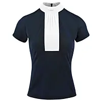 Equitheme Competition Doha Polo - Short sleeves-Navy/XS