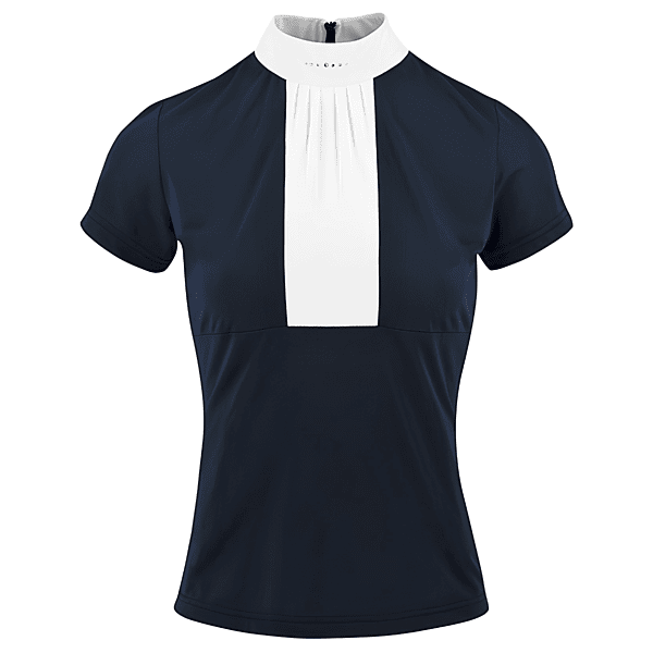 Equitheme Competition Doha Polo - Short sleeves-Navy/XS