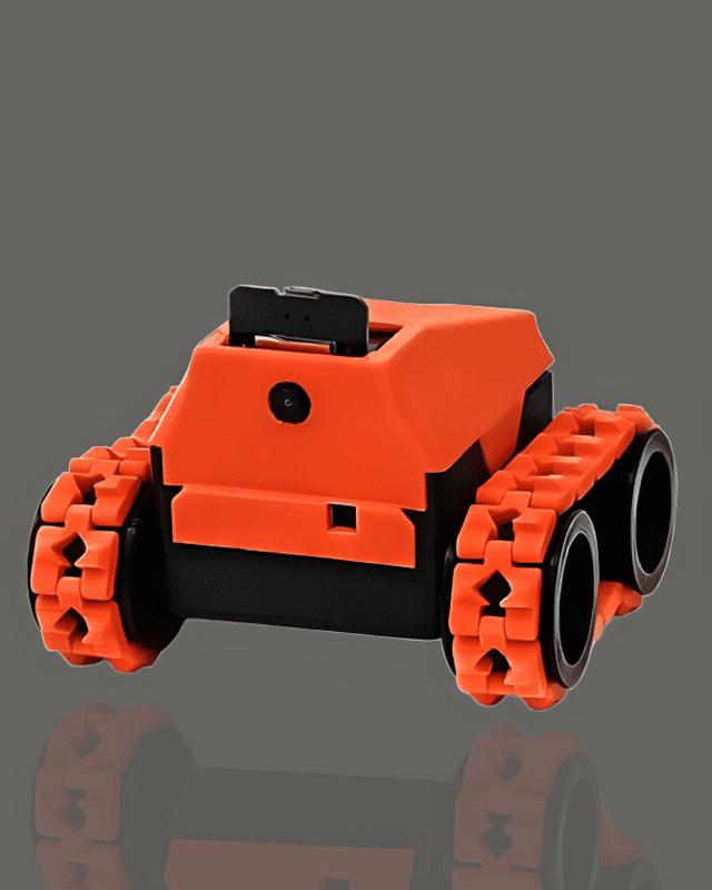 ESP32-CAM Wi-Fi FPV Tank Kit with Live Video Streaming & Web Control