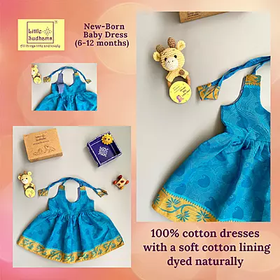 Newborn Baby Girl Cotton Dress (6-12 months) 6147
