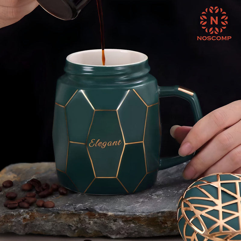 European Mug with Lid