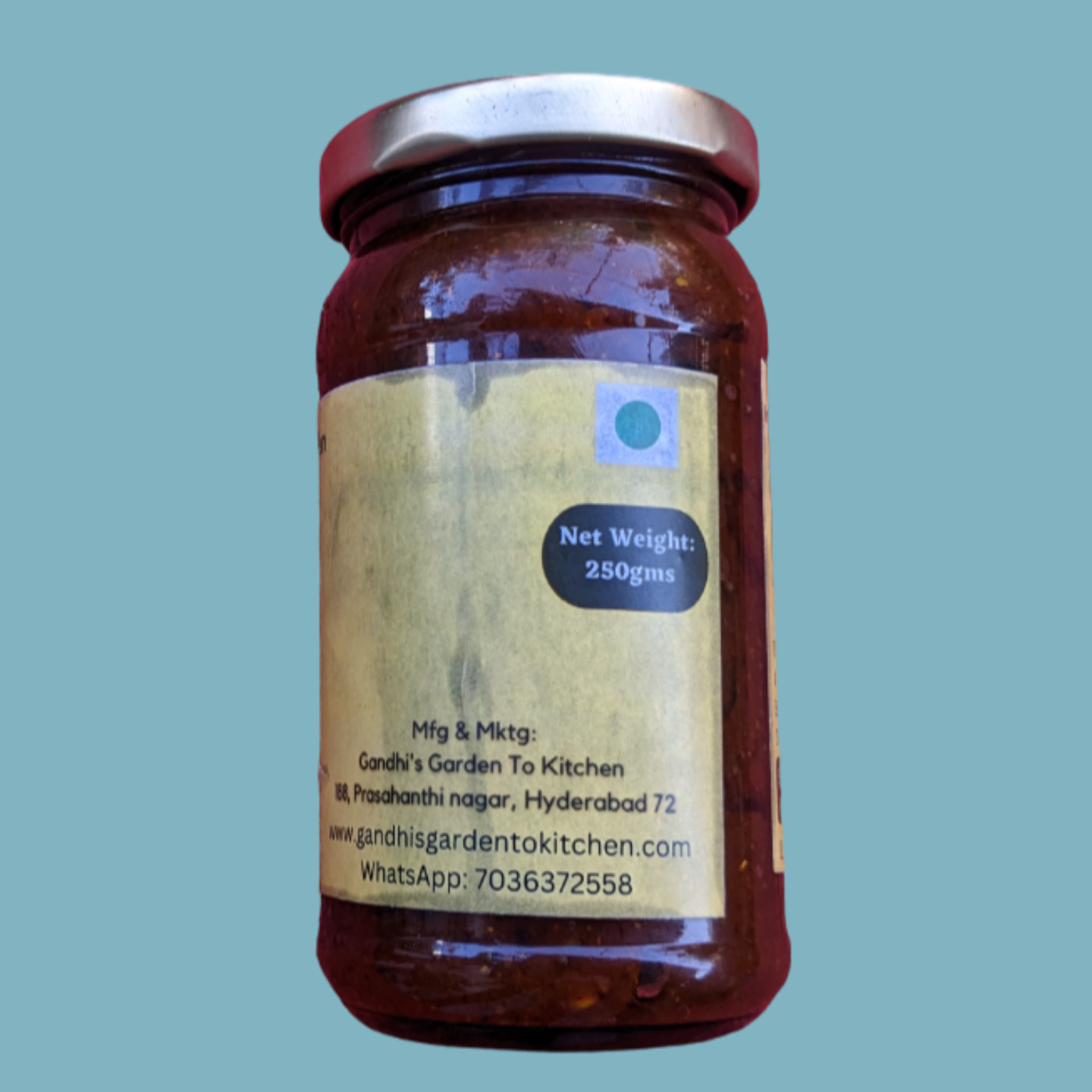200gms Ginger Pickle Andhra Style ఆంధ్ర అల్లం పచ్చడి