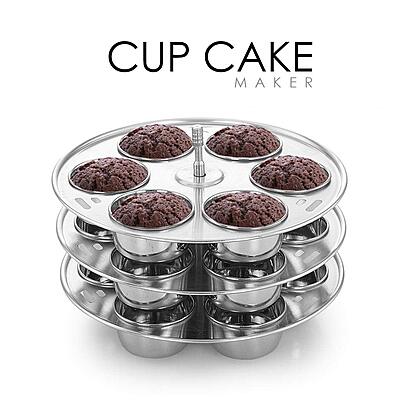 Express Stainless Steel Multipurpose Muffin & Cupcake Moulds
