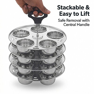 Express Stainless Steel Multipurpose Muffin & Cupcake Moulds