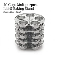 Express Stainless Steel Multipurpose Muffin & Cupcake Moulds