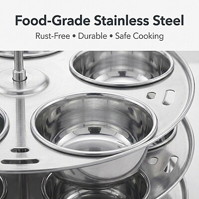 Express Stainless Steel Multipurpose Muffin & Cupcake Moulds