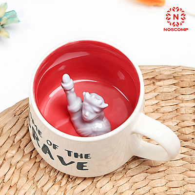 Exquisite 3D Cartoon Coffee Cup. Exquisite 3D Cartoon Coffee Cup.