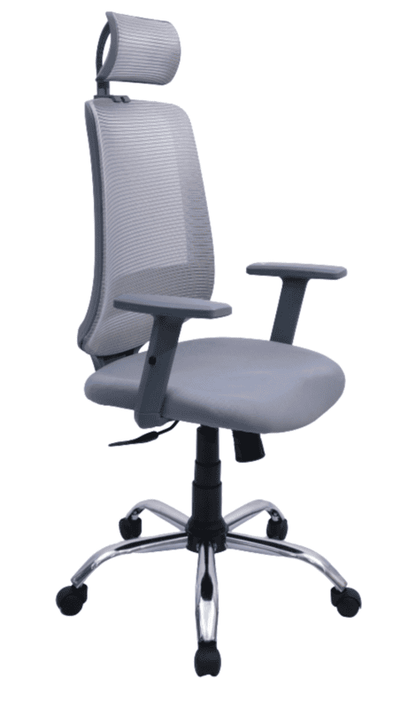 Delight Grey High Back Chair