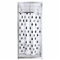 Safety Shower and Eyewash combo Cabinet SS 304 with PVC curtains