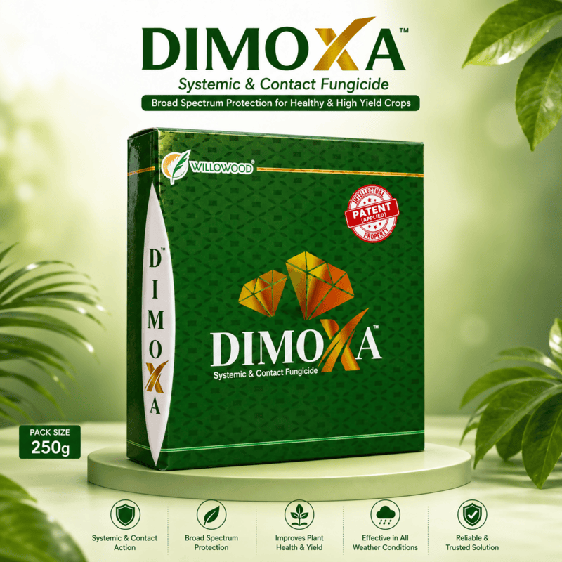 Willowood DIMOXA® Fungicide (Difenoconazole 10% + Mancozeb 50% WG) | Vetrivel Agro Services