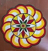 Rangoli Mat - D019 Rangoli Mat - D019
