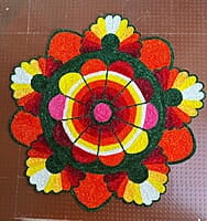 Rangoli Mat - 3D018 - 3 feet