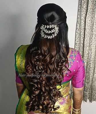 Long HD (hign density) curled hair extension