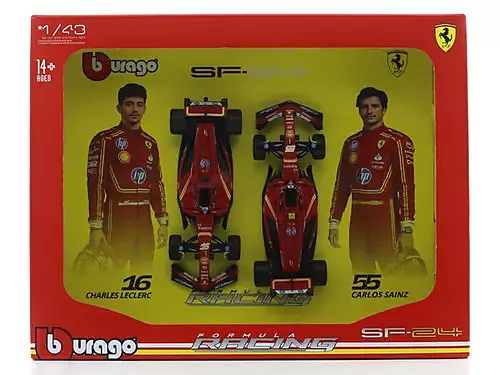 F1 Ferrari SF-24 Dual Pack 1:43 Bburago 