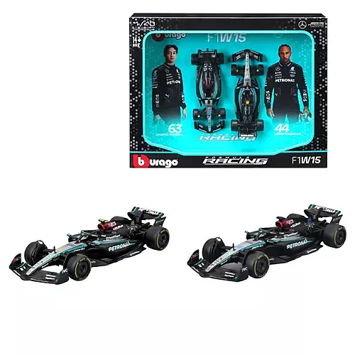 F1 Mercedes AMG Petronas F1W15 Dual Pack 1:43 Bburago 