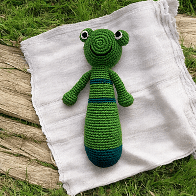 Crochet Frog Sleep Buddy