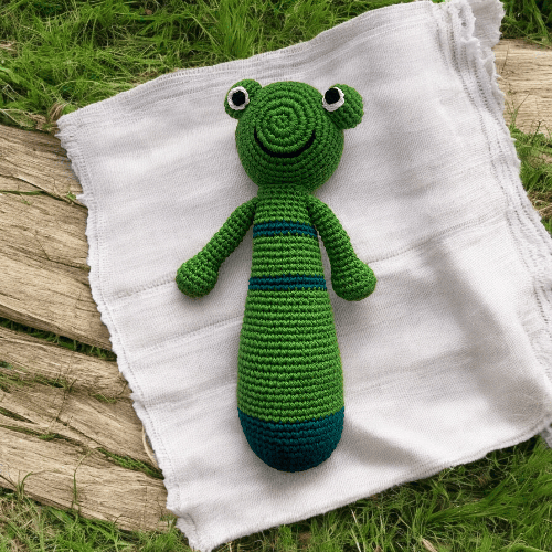 Crochet Frog Sleep Buddy