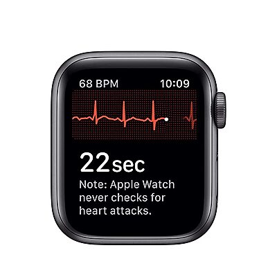 Apple Watch Series 5 (GPS + Cellular, 40mm) - Space Gray Aluminium Case with Black Sport Band