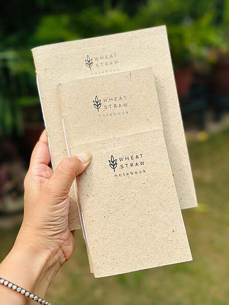 Agro- waste ( Parali) Notebook ( set of 2)