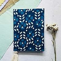 Handcrafted Journal – Indigo bunchs
