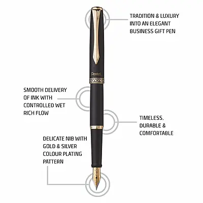 PENTEL F700 M STERLING FP BK BODY - BLK INK AM-A