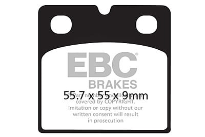 EBC Brakes FA018HH Double-H Series Sintered Brake Pads