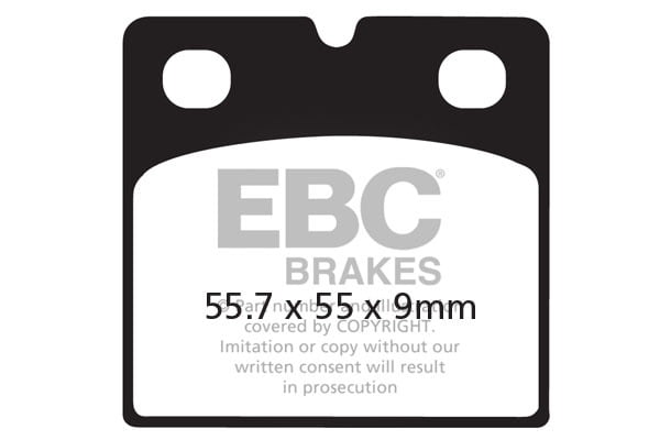 EBC Brakes FA018HH Double-H Series Sintered Brake Pads