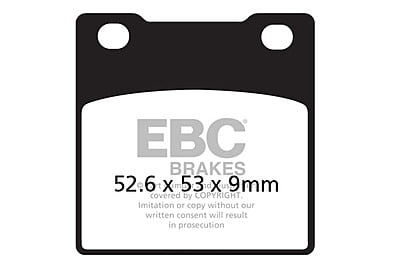 EBC Brakes FA063HH Double-H Series Sintered Brake Pads