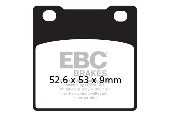 EBC Brakes FA063HH Double-H Series Sintered Brake Pads
