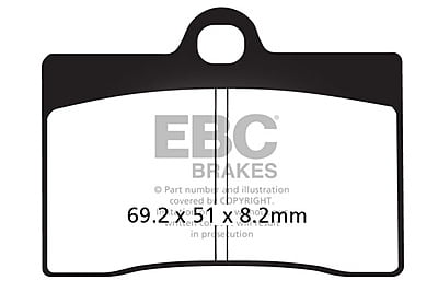 EBC Brakes FA095HH Double-H Series Sintered Brake Pads