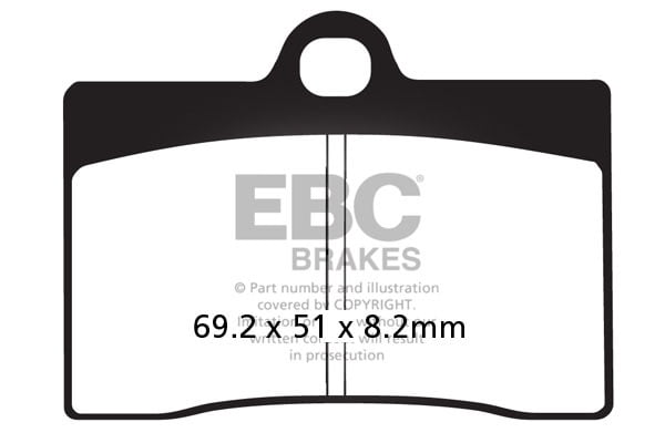 EBC Brakes FA095HH Double-H Series Sintered Brake Pads EBC Brakes FA095HH Double-H Series Sintered Brake Pads