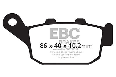 EBC Brakes FA140HH Double-H Series Sintered Brake Pads
