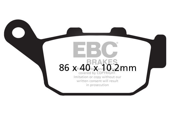 EBC Brakes FA140HH Double-H Series Sintered Brake Pads