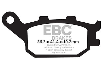 EBC Brakes FA174HH Double-H Series Sintered Brake Pads