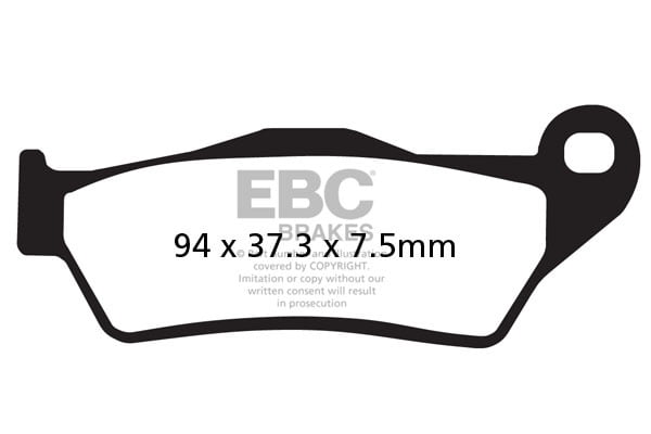 EBC Brakes FA181HH Double-H Series Sintered Brake Pads