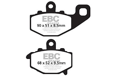 EBC Brakes FA192HH Double-H Series Sintered Brake Pads