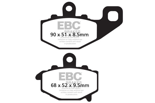 EBC Brakes FA192HH Double-H Series Sintered Brake Pads EBC Brakes FA192HH Double-H Series Sintered Brake Pads