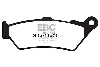 EBC Brakes FA209/2HH Double-H Series Sintered Brake Pads