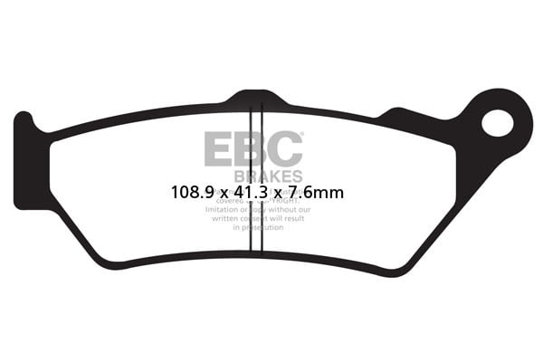 EBC Brakes FA209/2HH Double-H Series Sintered Brake Pads EBC Brakes FA209/2HH Double-H Series Sintered Brake Pads