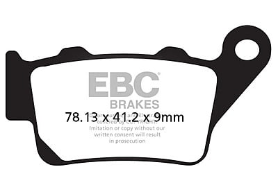 EBC Brakes FA213HH Double-H Series Sintered Brake Pads