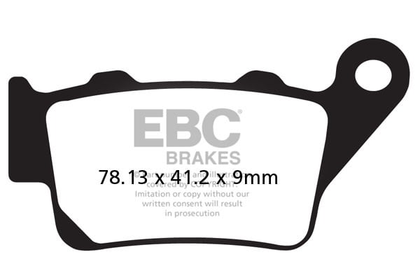 EBC Brakes FA213HH Double-H Series Sintered Brake Pads EBC Brakes FA213HH Double-H Series Sintered Brake Pads
