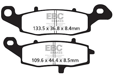 EBC Brakes FA229HH Double-H Series Sintered Brake Pads
