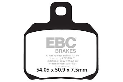 EBC Brakes FA266HH Double-H Series Sintered Brake Pads