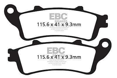 EBC Brakes FA281HH Double-H Series Sintered Brake Pads