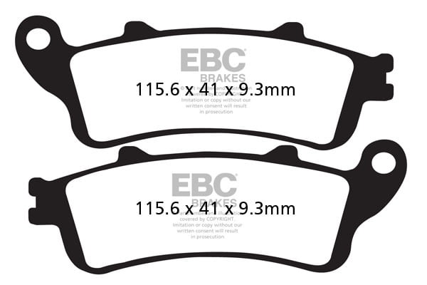 EBC Brakes FA281HH Double-H Series Sintered Brake Pads EBC Brakes FA281HH Double-H Series Sintered Brake Pads