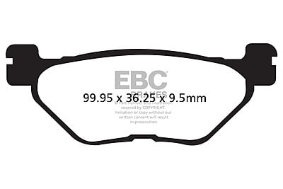 EBC Brakes FA319/2HH Double-H Series Sintered Brake Pads