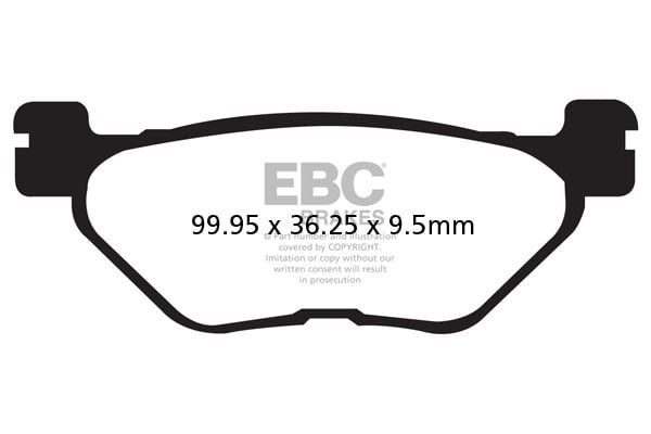 EBC Brakes FA319/2HH Double-H Series Sintered Brake Pads EBC Brakes FA319/2HH Double-H Series Sintered Brake Pads