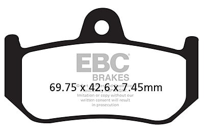 EBC Brakes FA320HH Double-H Series Sintered Brake Pads